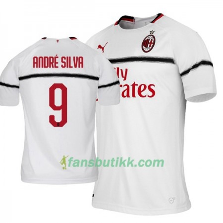 Fotballdrakt AC Milan Andre Silva 9 Bortetrøye 2018-2019 Kortermet